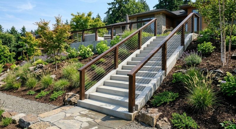 Concrete Stairs Installation in Sacramento, CA