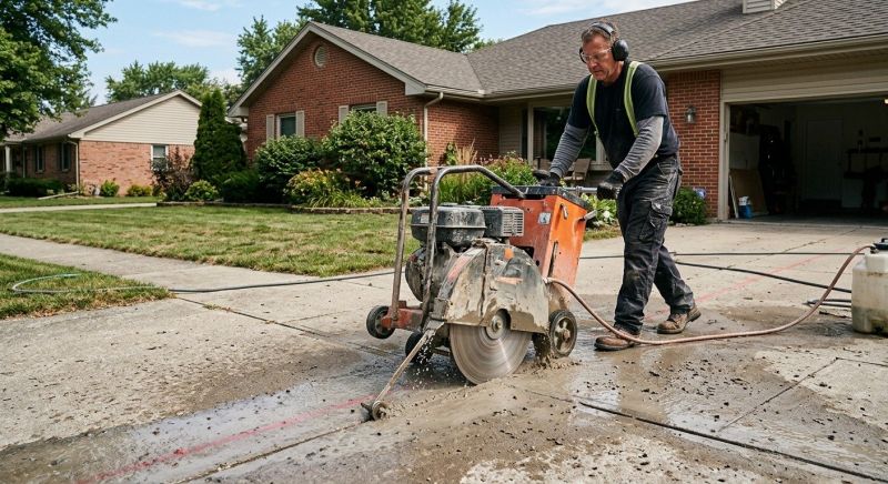 Driveway Apron Cutting in Corpus Christi, TX