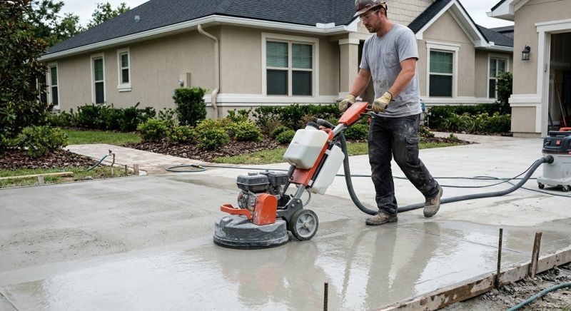 Driveway Concrete Polishing in Corpus Christi, TX