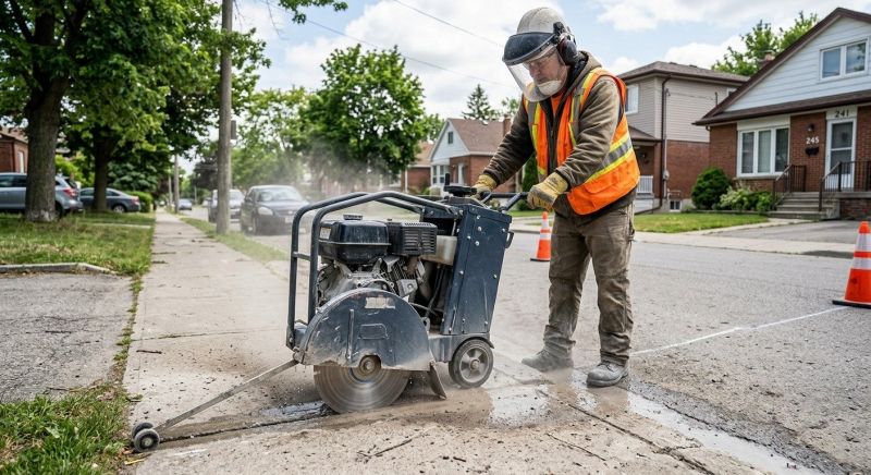 Walkway Cutting in Corpus Christi, TX
